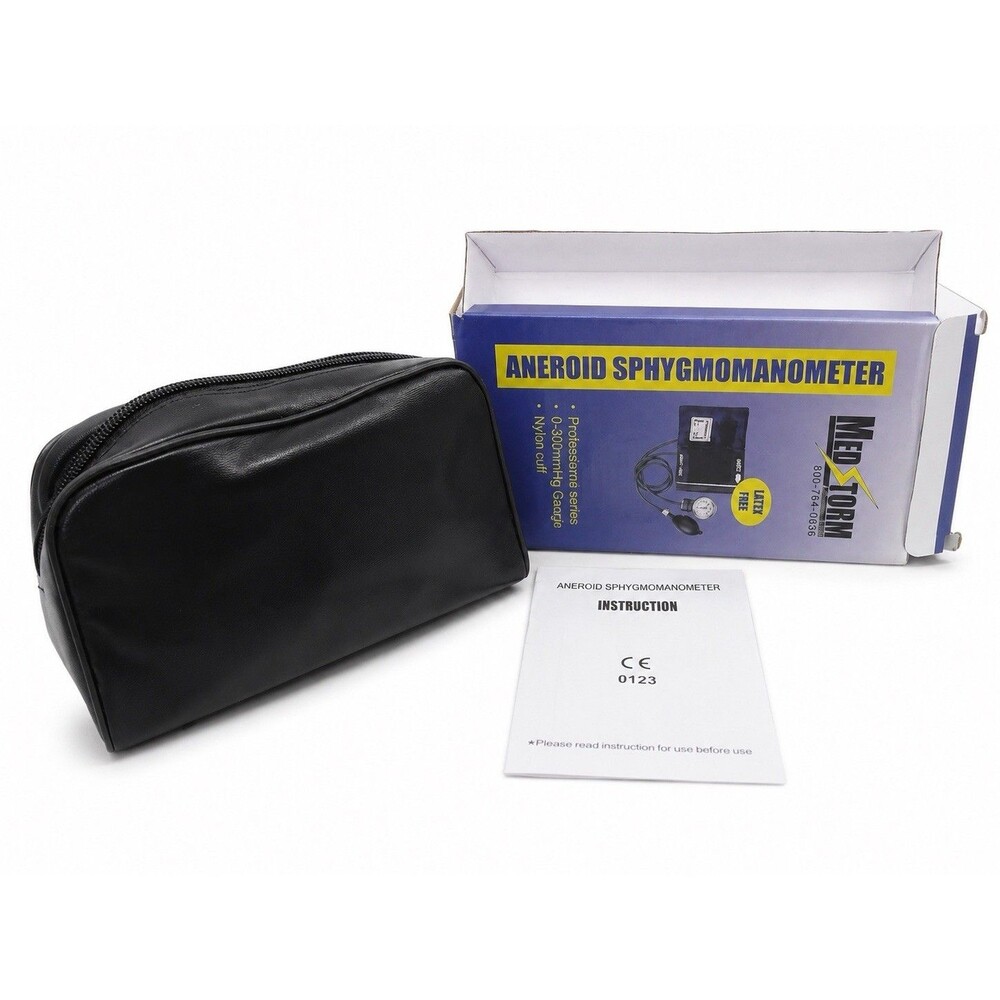 Aneriod Sphygmomanometer Latex Free Large Adult Size
